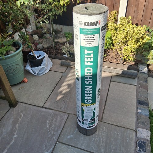 Iko shed felt - green, 1m