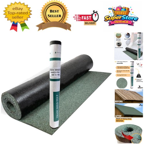 Heavy duty green mineral shed - green,