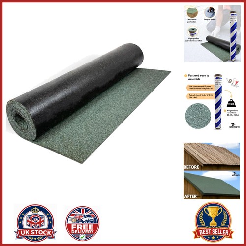 Green polyester roofing felt - green,