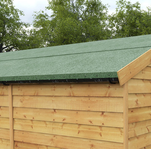 Green mineral shed - green, felt
